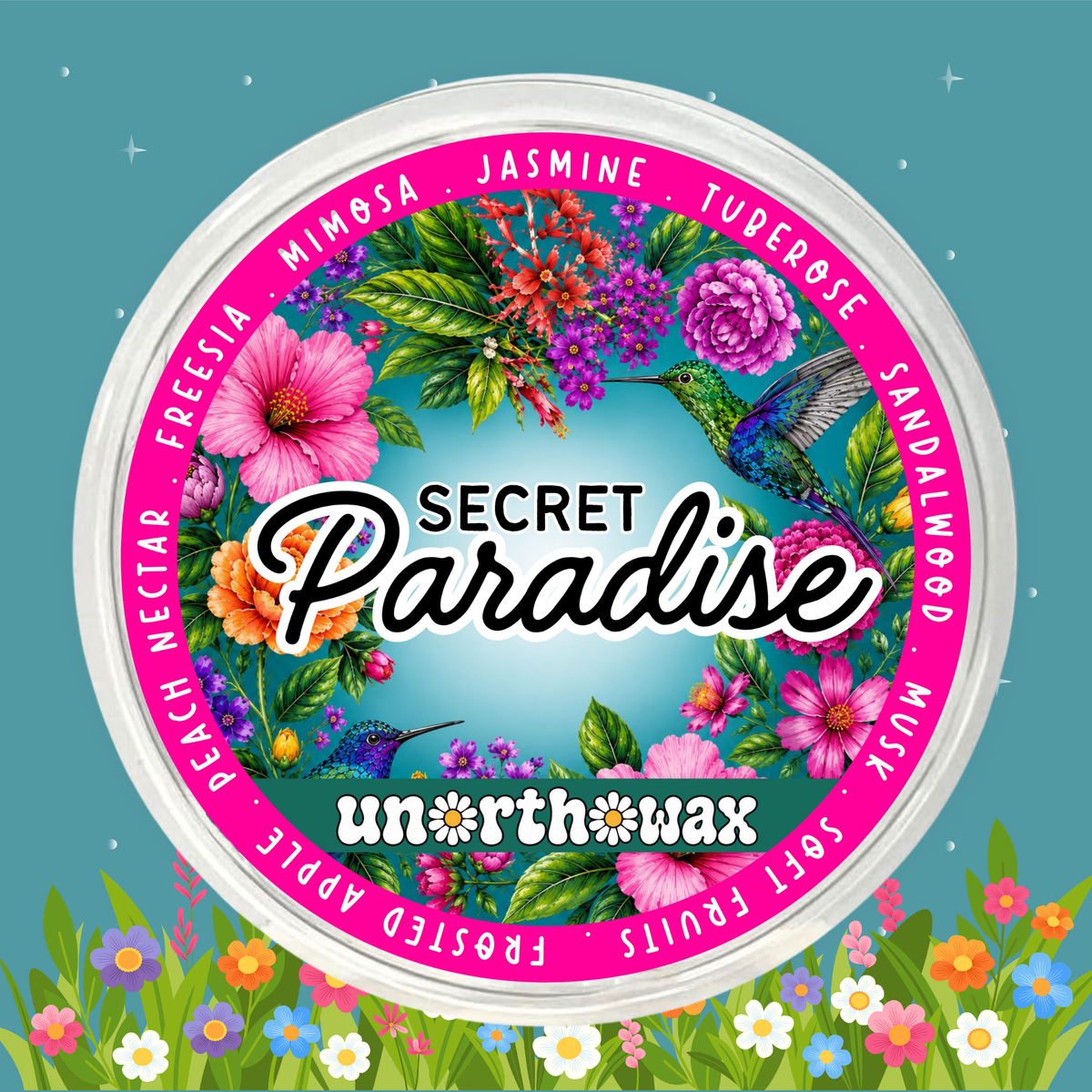 secret Paradise 50g Segment Pot Wax Melt
