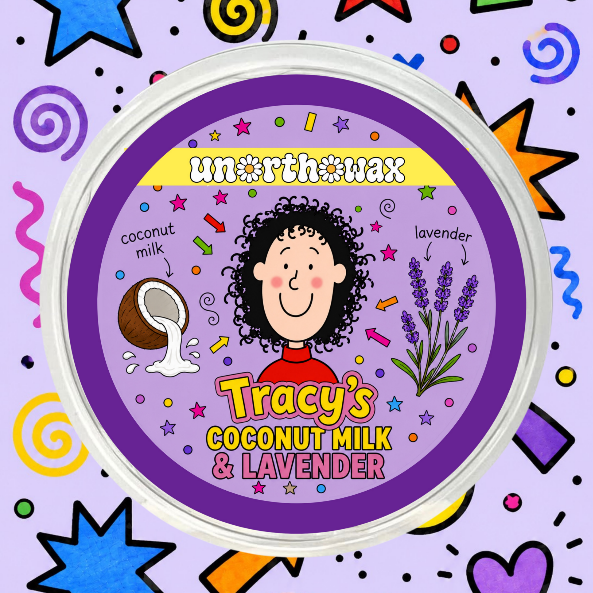 Tracy's Coconut milk & Lavender 50g Segment pot Wax Melt