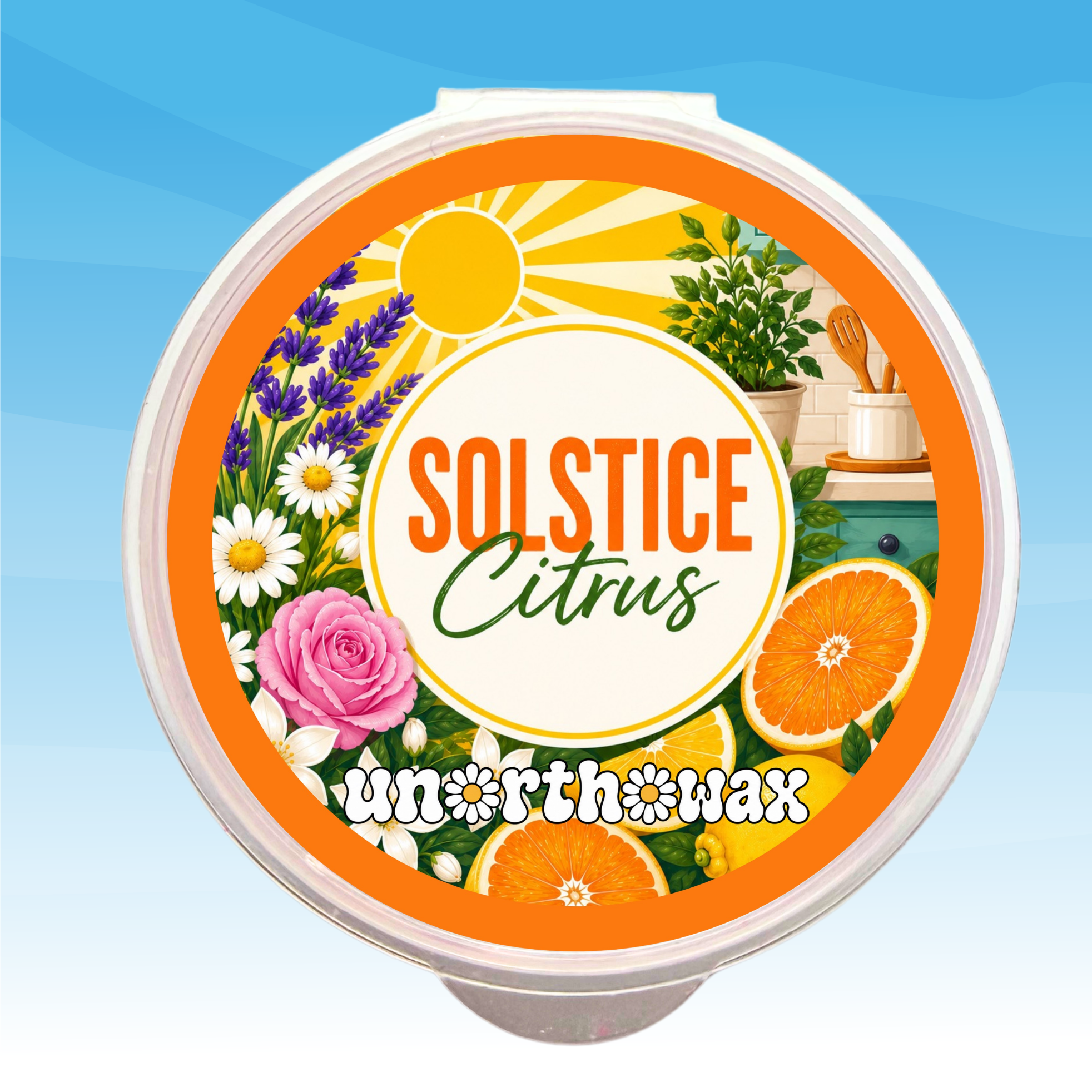 Solstice Citrus (Odour Eliminator) 1oz (20g) Shot Pot Wax Melt