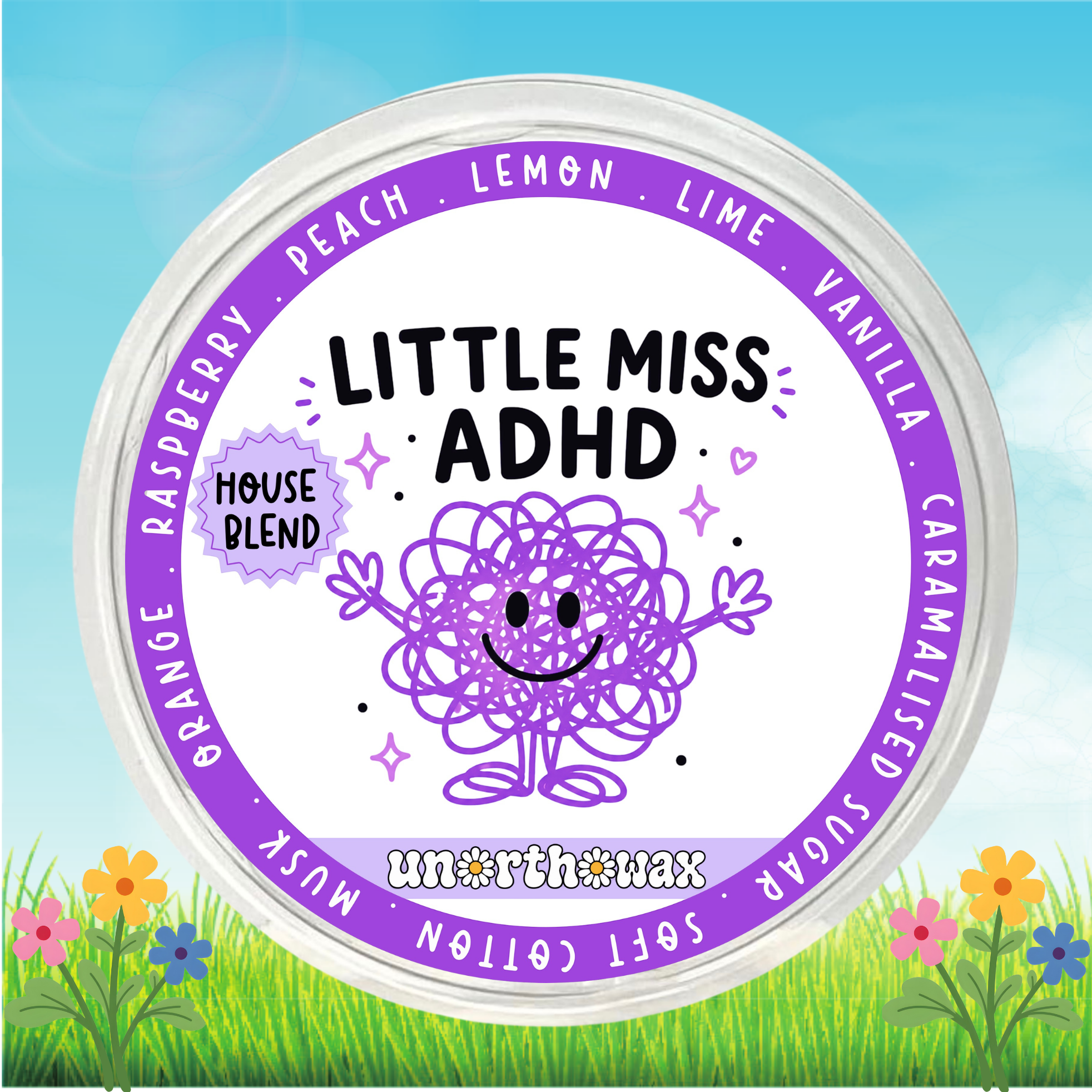 Little Miss ADHD (House Blend) 2oz Pot Wax Melt