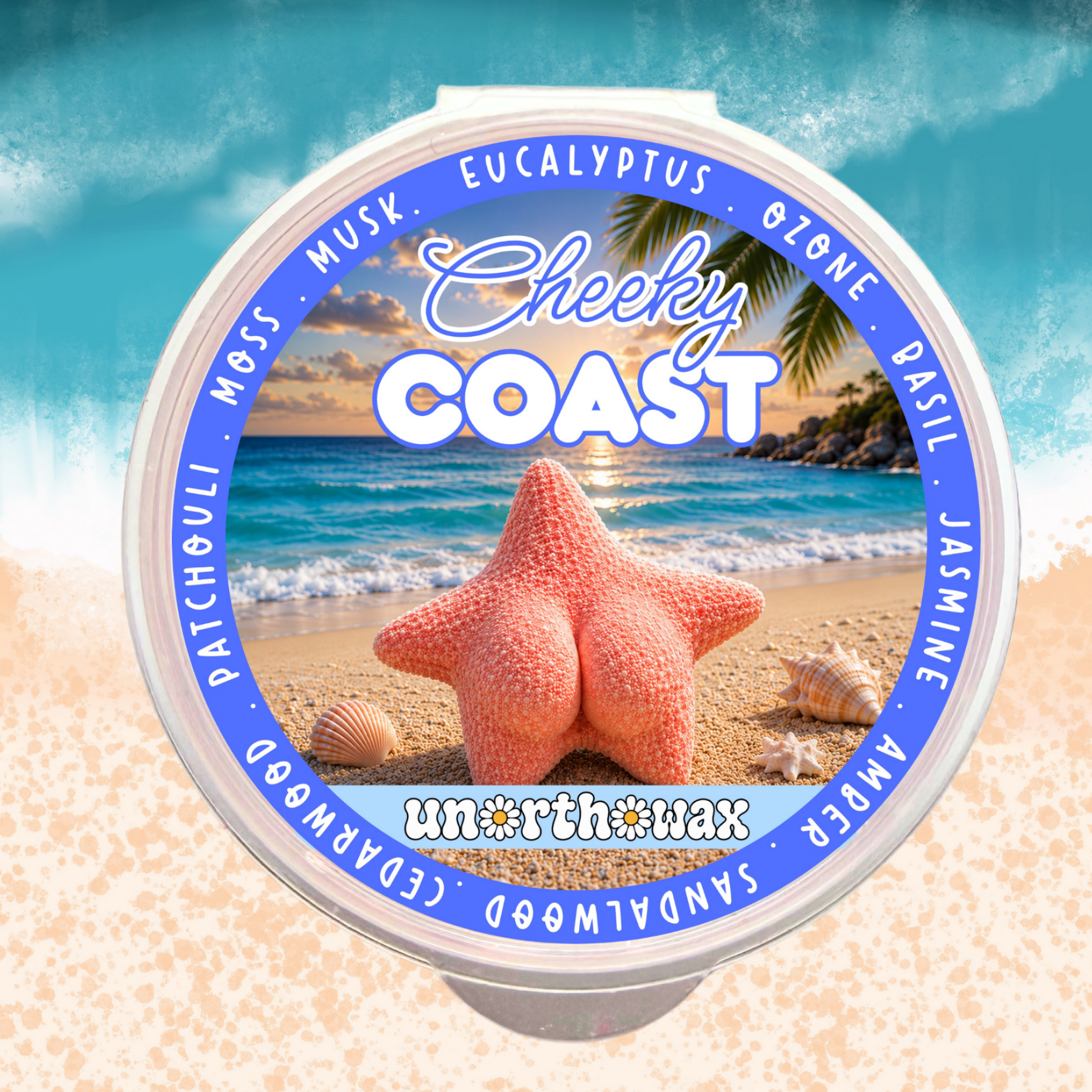 Cheeky Coast (Marine Garden) 1oz (20g) Shot Pot Wax Melt