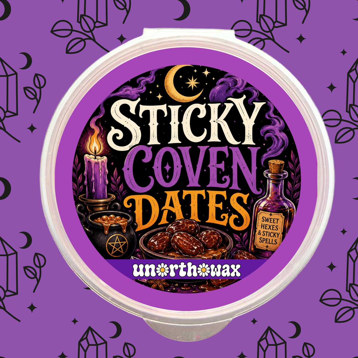 Sticky Coven Dates (Sticky Dates) 1oz (20g) Pot Wax Melt