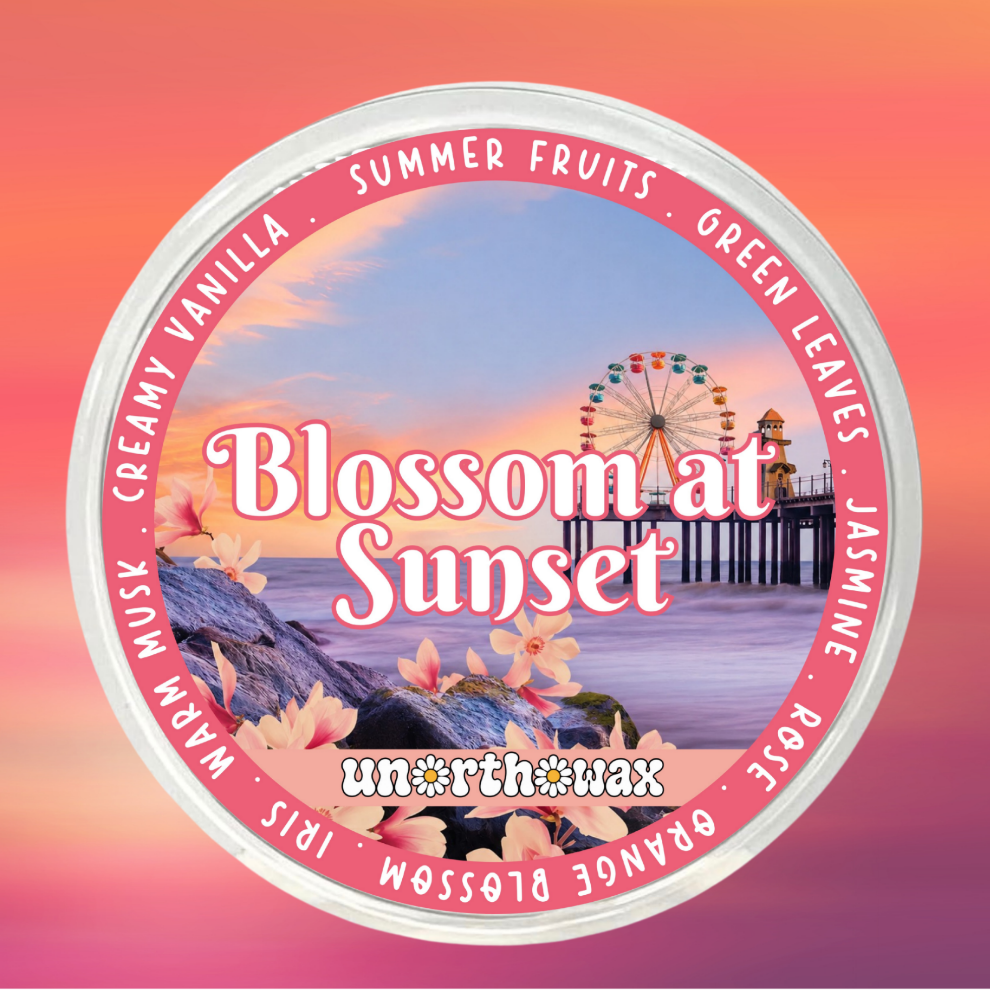 Sunset Blossom 50g Segment Pot Wax Melt