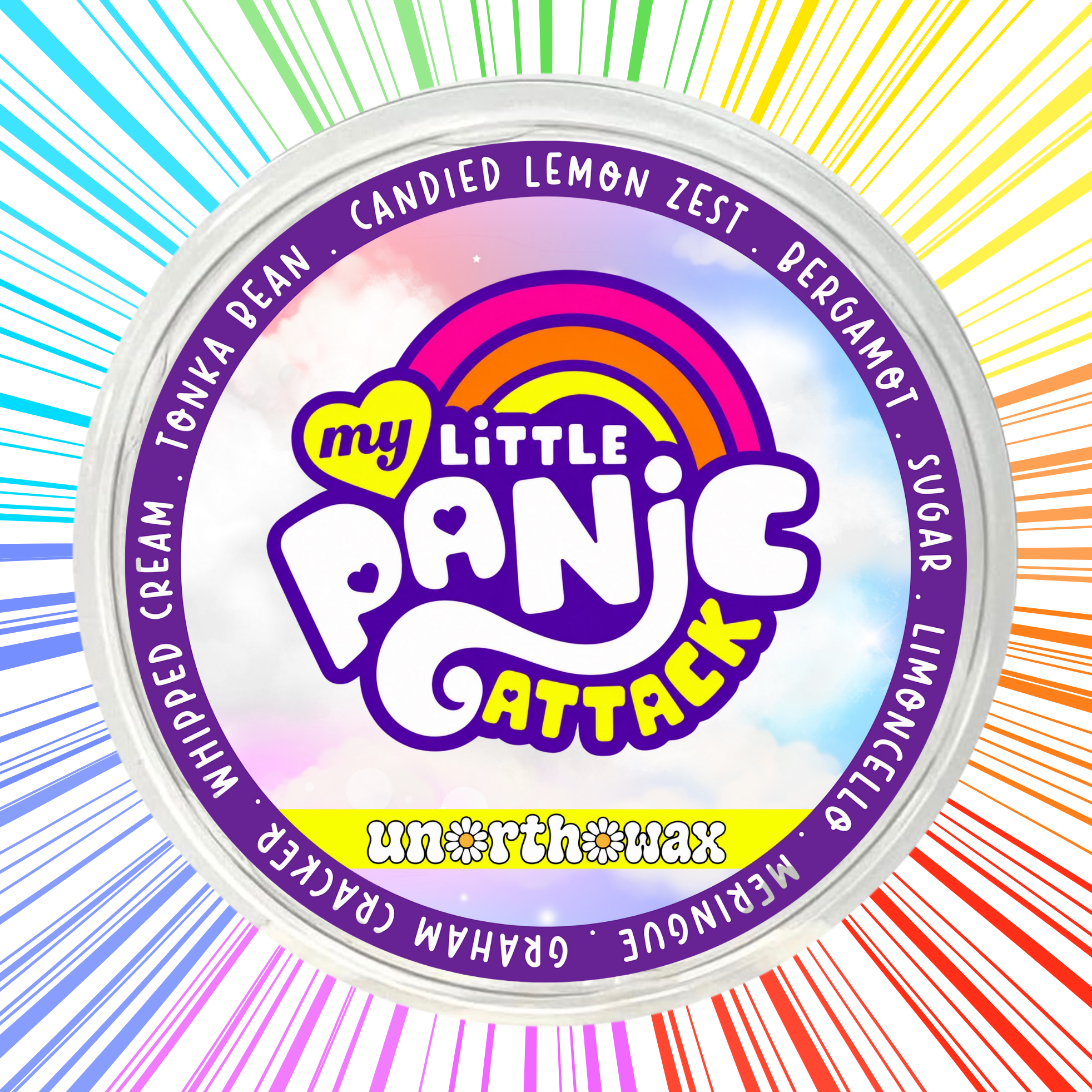 My Little Panic Attack (Lemon Pie) 50g Segment Pot Wax Melt
