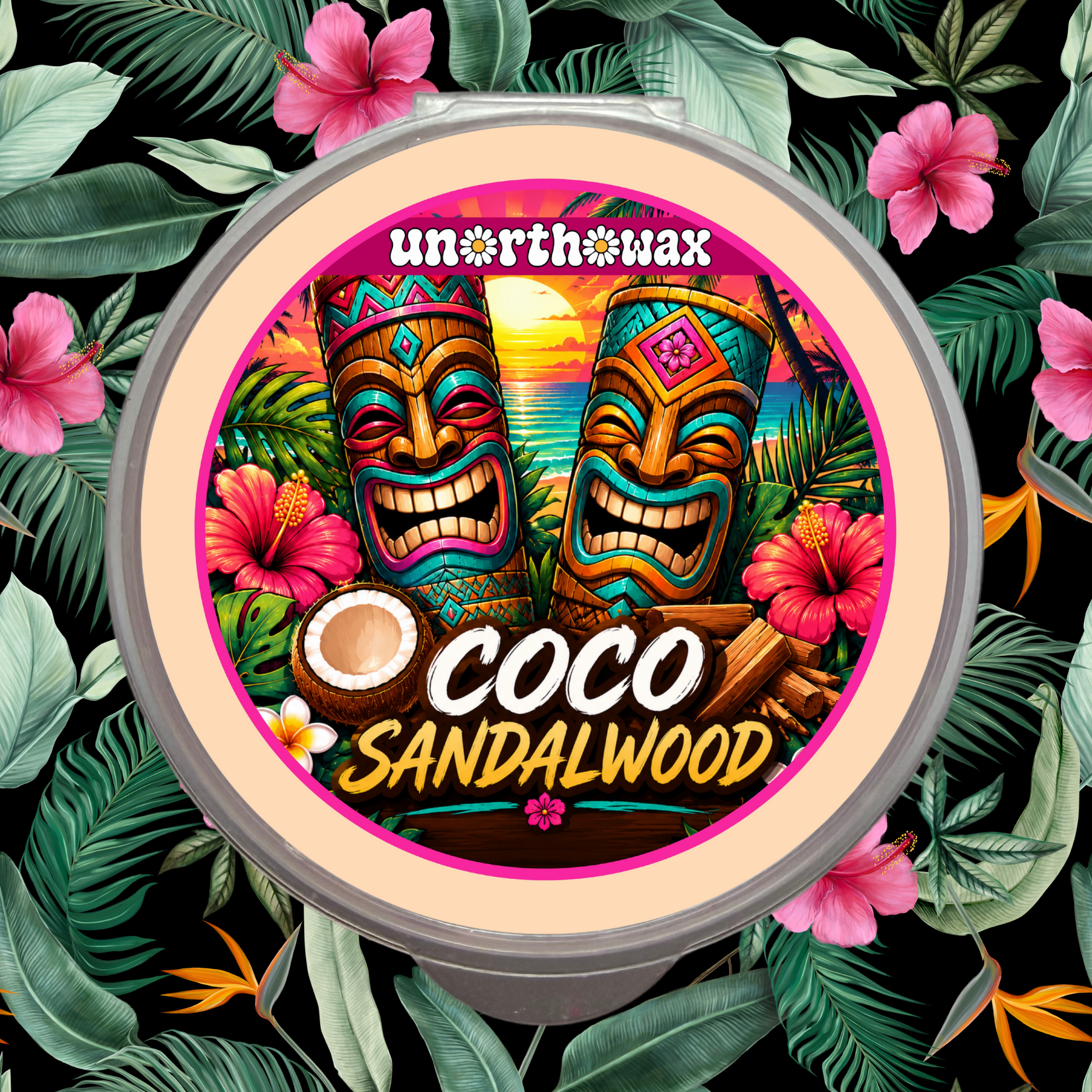 Coco Sandalwood 1oz (20g) Shot Pot Wax Melt