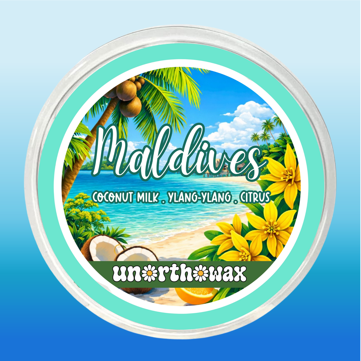 Maldives Ylang Coco 50g Segment Pot Wax Melt