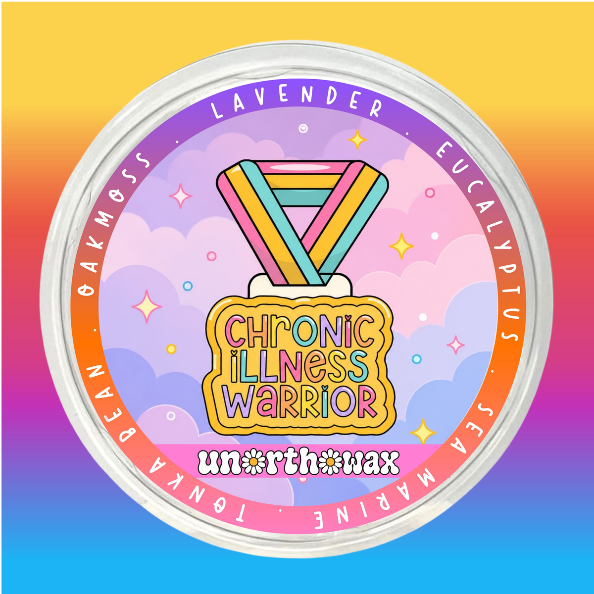 Chronic Illness Warrior (Dream On) 50g Segment Pot Wax Melt