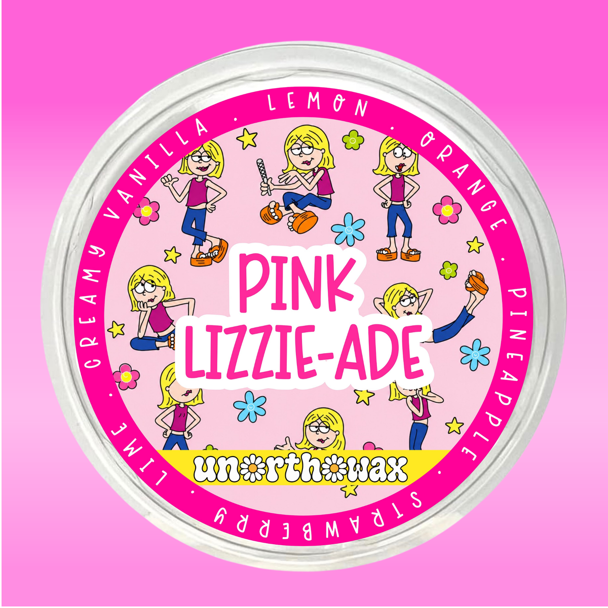 Pink Lizzie-ade 50g Segment Pot Wax Melt