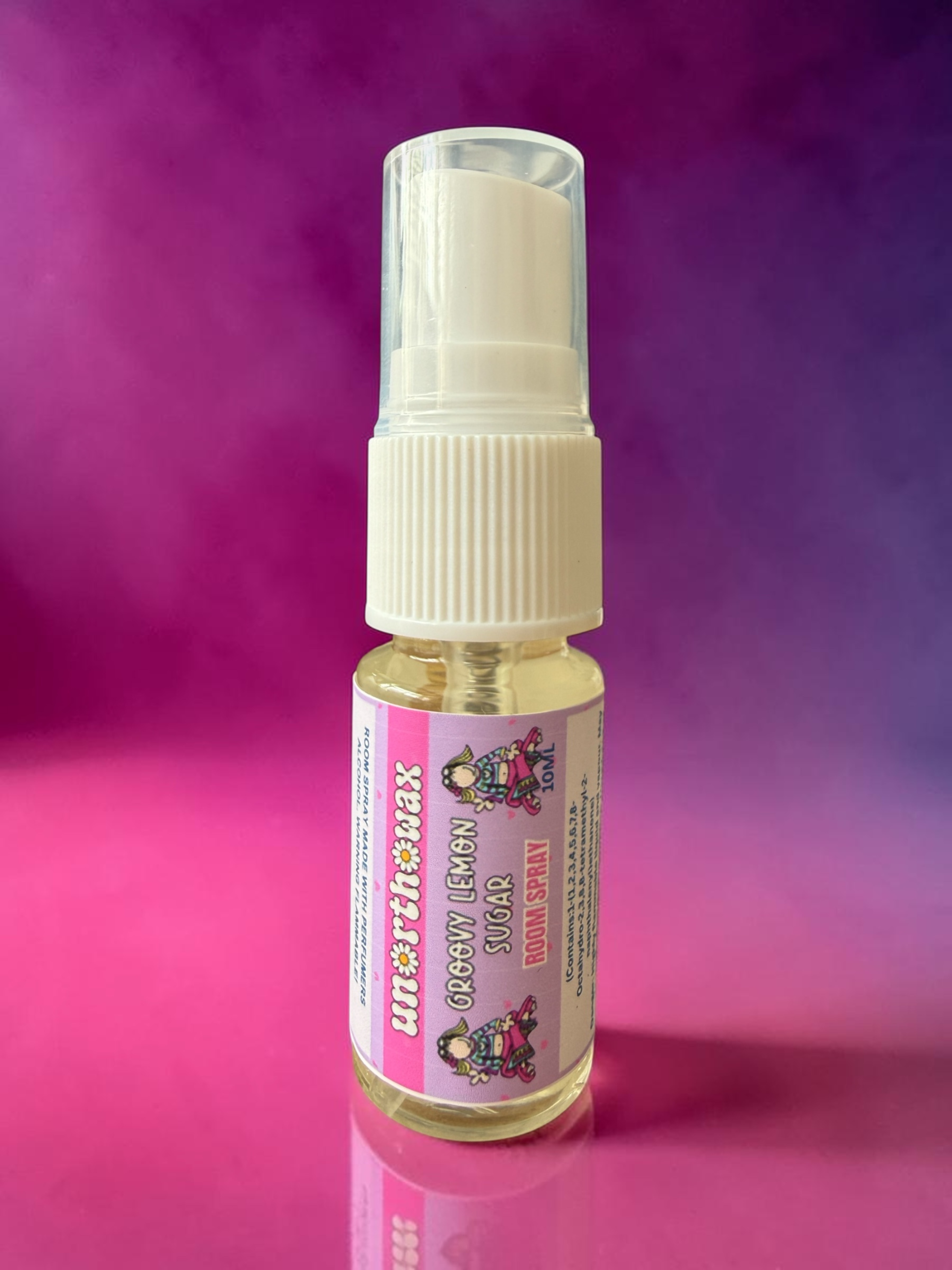 Groovy Lemon Sugar Mini Room Spray 10ml