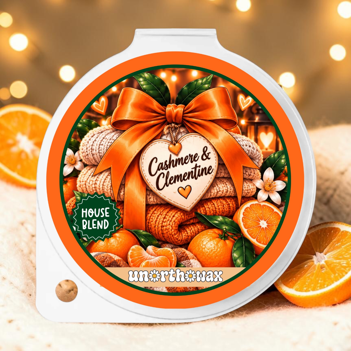 Cashmere & Clementine (House Blend) 50g Segment Pot Wax Melt