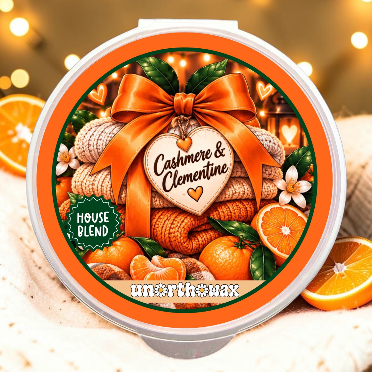 Cashmere & Clementine (House Blend) 1oz (20g) Shot Pot Wax Melt