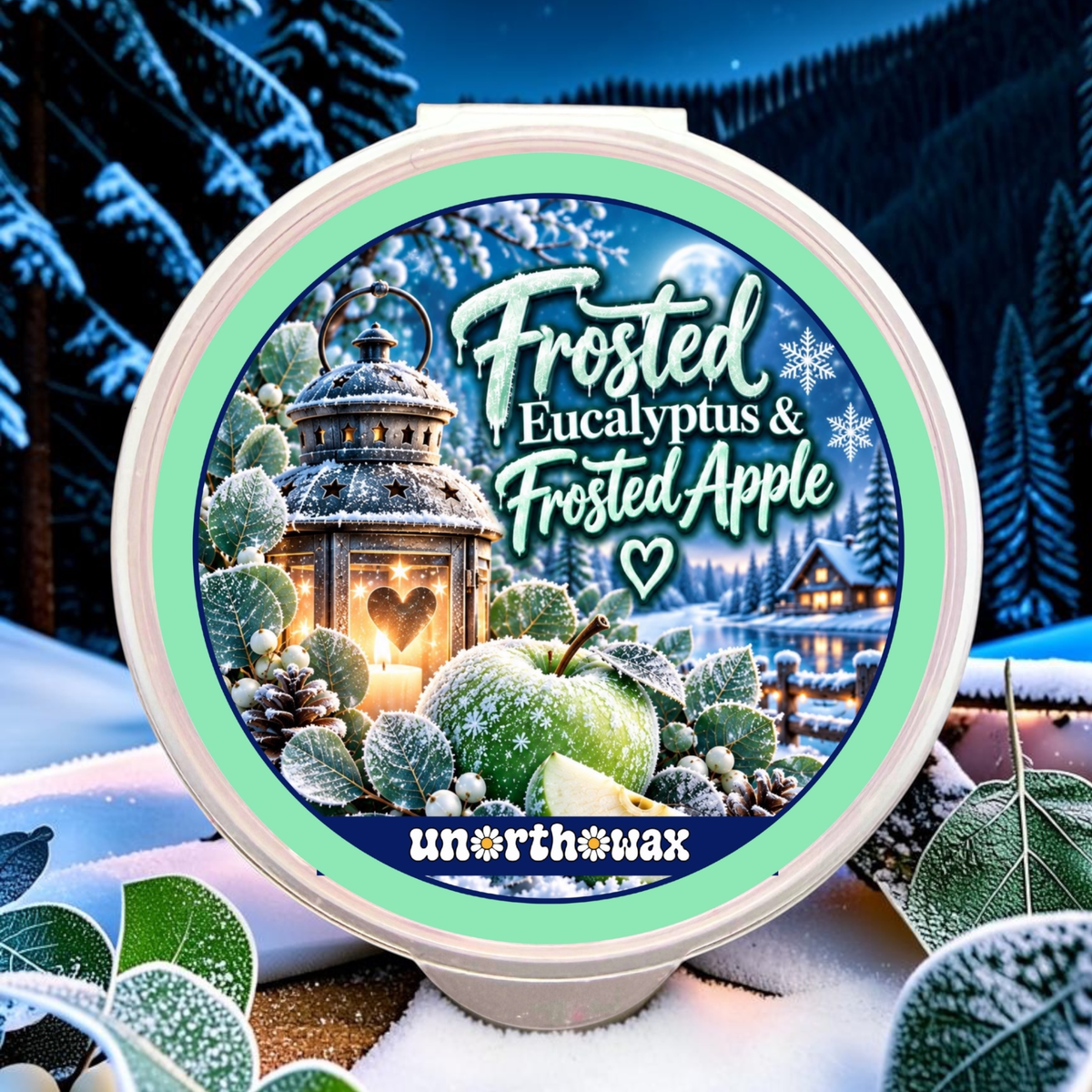Frosted Eucalyptus & Frosted Apple 1oz (20g) Shot Pot Wax Melt