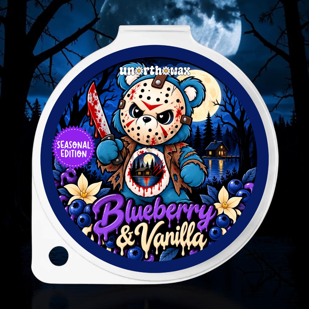 Blueberry & Vanilla 50g Segment Pot Wax Melt