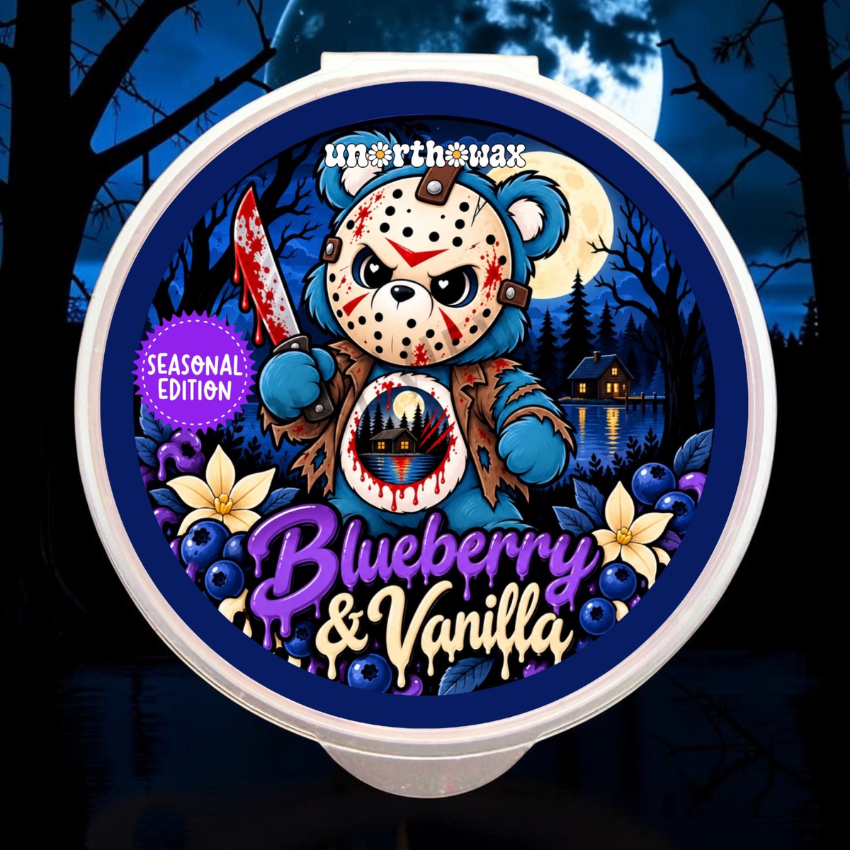 Blueberry & Vanilla 1oz (20g) Shot Pot Wax Melt