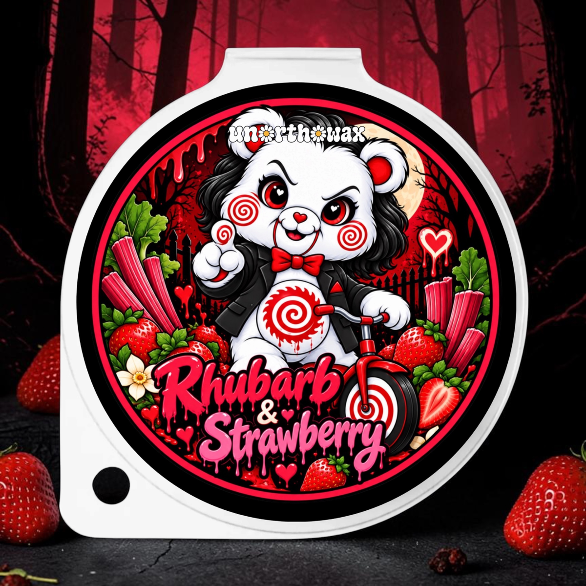 Rhubarb & Strawberry 50g Segment Pot Wax Melt