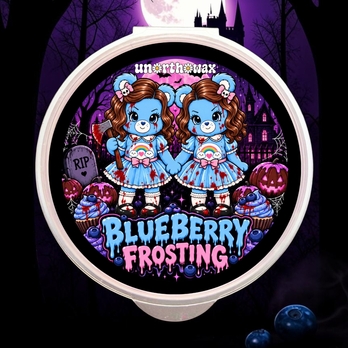 Blueberry Frosting 1oz (20g) Shot Pot Wax Melt