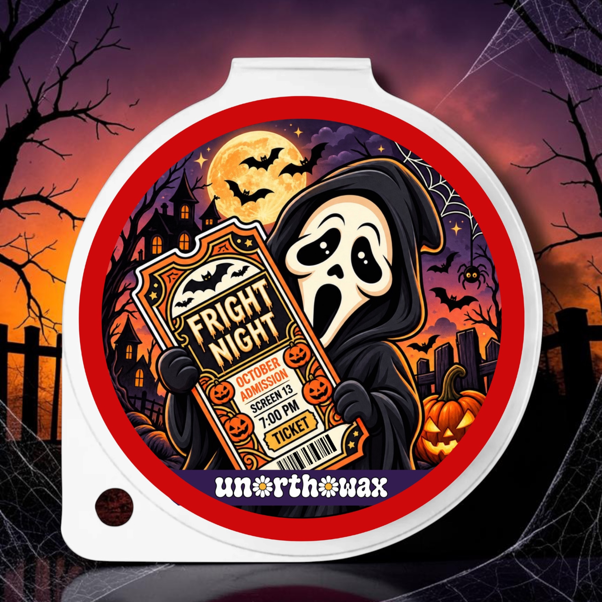 Fright Night (Blood Orange & Oakwood)  50g Segment Pot Wax Melt