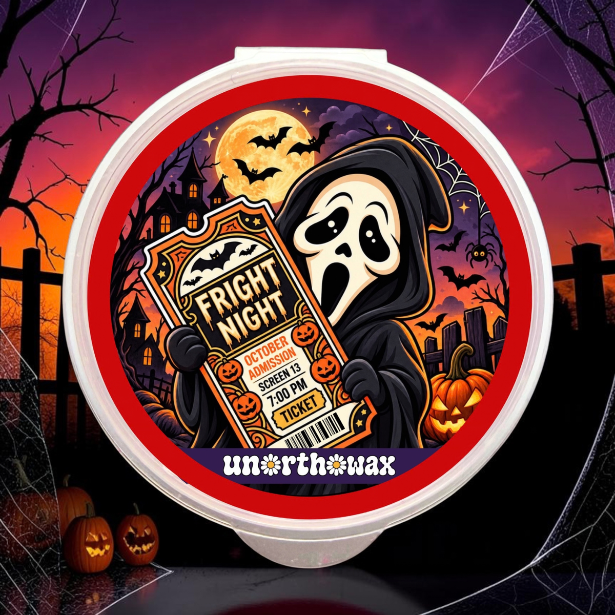Fright Night (Blood Orange & Oakwood) 1oz (20g) Shot Pot Wax Melt