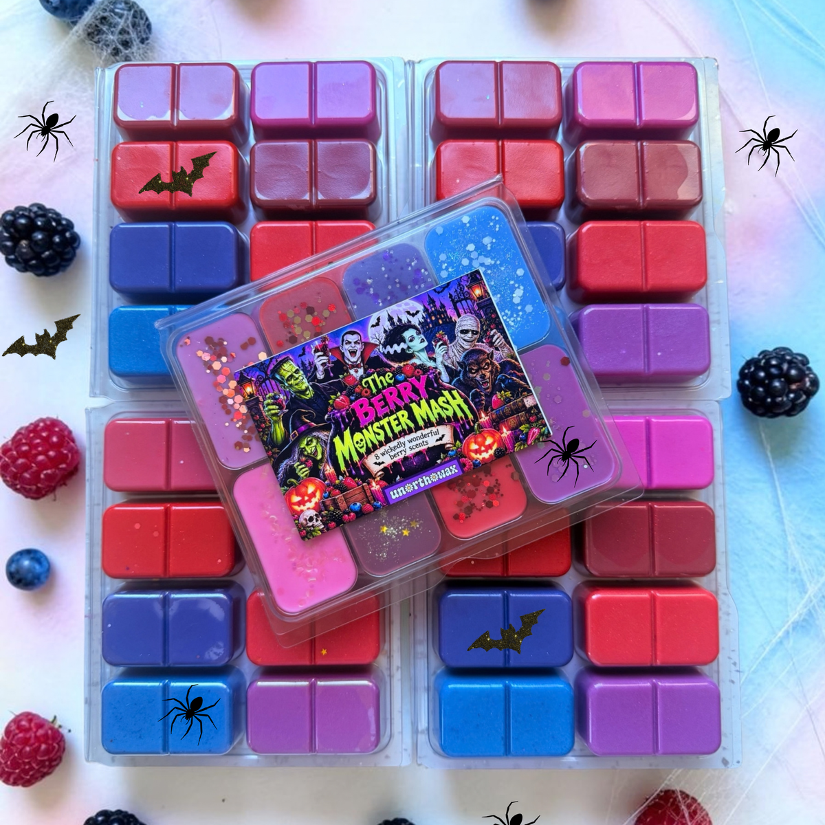 The Berry Monster Mash HB Clamshell Collection Wax Melts